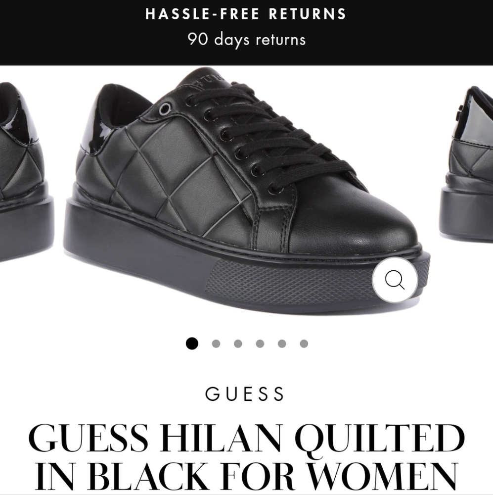 Guess quilted shoes for women